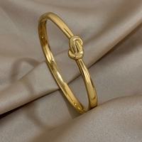 Simple, Stylish, and Timeless – The Knotted Stainless Steel Bangle